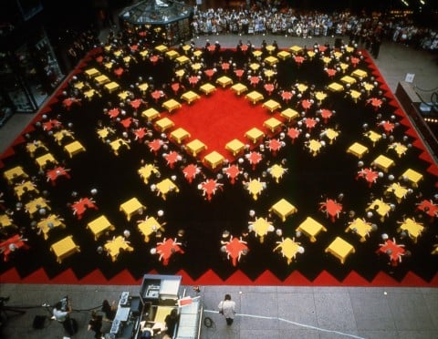 Suzanne Lacy, The Crystal Quilt, 1985-87