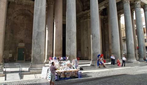 Venditori ambulanti a Roma