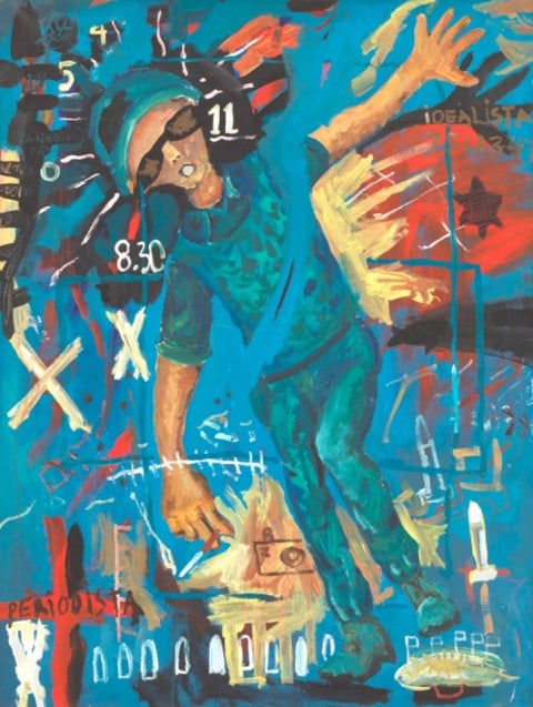 Federico Luger, War Poster, 2001