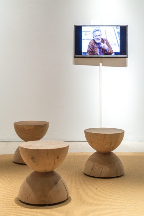 Giancarlo De Carlo - Schizzi inediti - veduta della mostra presso la Triennale, Milano 2014 