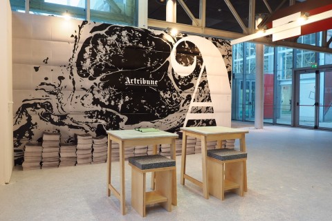 Lo stand Artribune ad Arte Fiera 2015