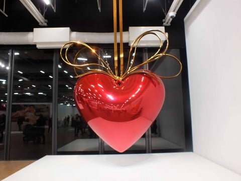 Jeff Koons, serie Celebration, Hanging Heart, 1994-2006 © Silvia Neri