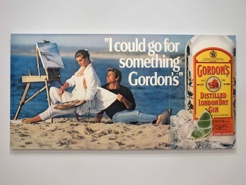 Jeff Koons, serie Luxury&Degratadion, I Could Go for Something Gordon's, 1986 © Silvia Neri