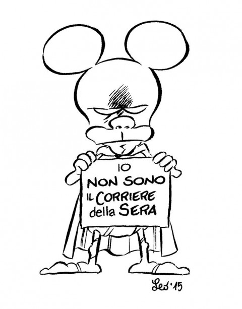 Leo Ortolani in polemica con il Corriere della Sera -  courtesy Leo Ortolani