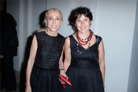 L'Assessore Marta Leonori con Franca Sozzani di Vogue Italia