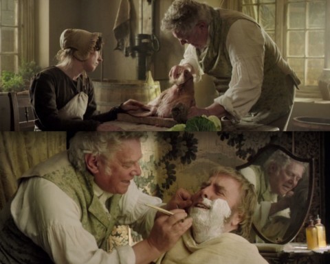 Mike Leigh, Mr. Turner (2014) - la sequenza della barba