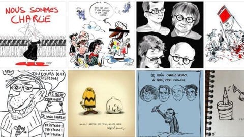 L'omaggio a Charlie Hebdo del Festival de la bande dessinée di Angoulême