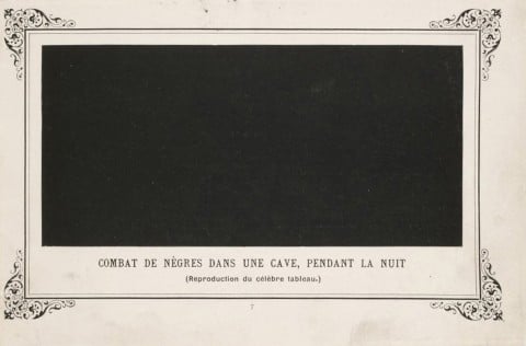 Alphonse Allais, Combat de nègres dans un tunnel, 1882 