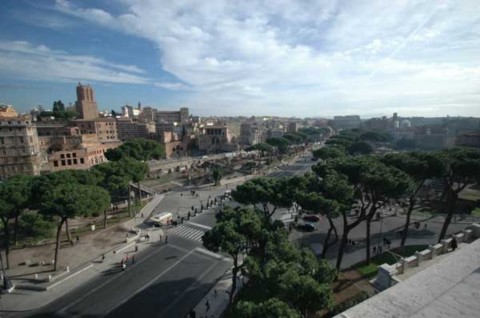 Via dei Fori Imperiali, a Roma