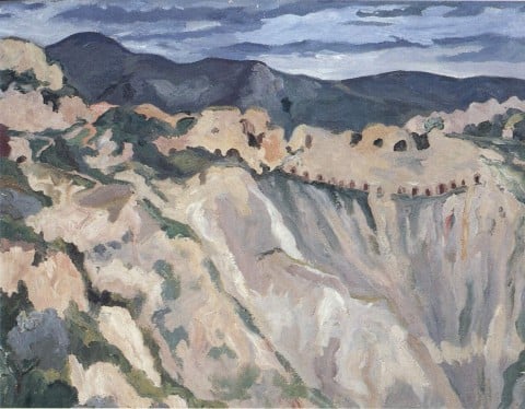 Carlo Levi, Valle delle grotte, 1936