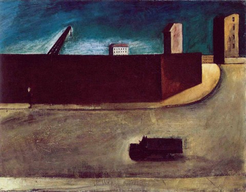 Mario Sironi, Paesaggio urbano (1920)
