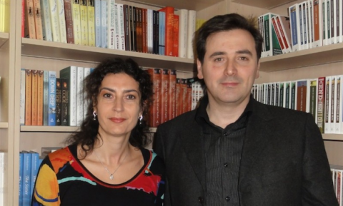 Alessandro Gallenzi ed Elisabetta Minervini