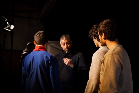 Alessandro Prete con il cast de Il sogno di una vita