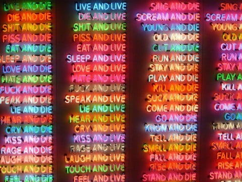 Bruce Nauman, One Hundred Live and Die, 1984