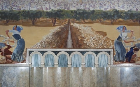 Duilio Cambellotti, Palazzo dell’Acquedotto Pugliese - Sala del Consiglio (tela parete centrale)