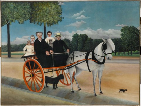 Henri Rousseau, Il biroccino di papà Junier, 1908 - Musée de l’Orangerie, Parigi - Collection Jean Walter et Paul Guillaume - © RMN - Grand Palais (Musée d'Orsay) – Franck Raux