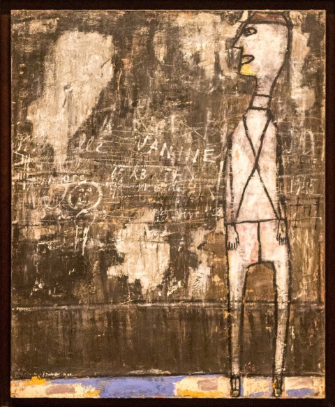 Jean Dubuffet, Mur aux inscriptions (1945)