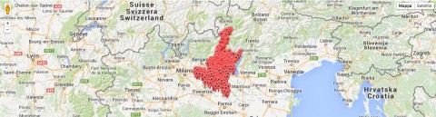 La Rete Bibliotecaria Bresciana su Google Maps