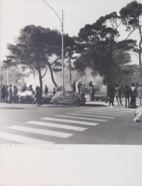 Michele Zaza, Simulazione d'incendio, Molfetta 24 dicembre 1970