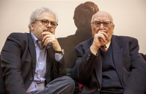 Roberto Andò e Andrea Camilleri