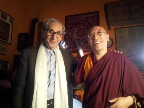 Franco Battiato con Geshe Jampa Gelek