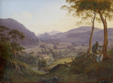 Un paesaggio di Franz Ludwig Catel