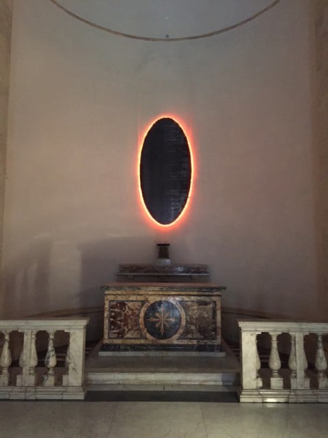 Giovanni Albanese – Stargate - veduta dell'installazione presso la Sala Santa Rita, Roma 2015