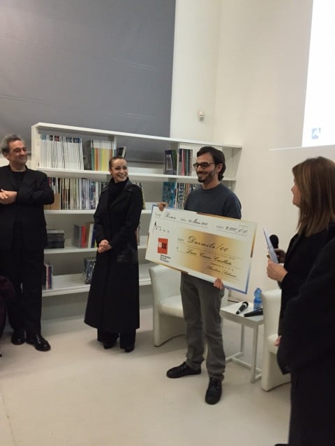 La consegna del premio Firouz Galdo, Roma