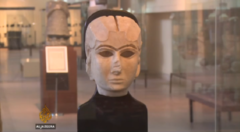 La riapertura del Museo nazionale iracheno di Baghdad (still da video Aljazeera) 10