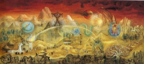 Leonora Carrington, Il magico mondo dei maya, 1964