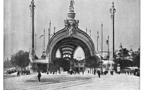 Parigi 1900 - porta monumentale