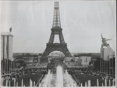 Parigi 1937 - Padiglione sovietico e padiglione tedesco