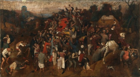 Pieter Bruegel il Vecchio, Festa di san Martino, 1565-1568 circa - Museo del Prado, Madrid