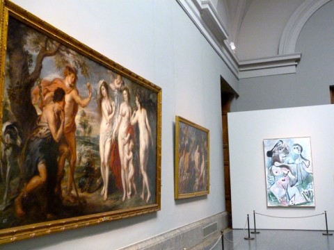 10 Picasso del Kunstmuseum di Basilea - veduta della mostra presso il Museo del Prado, Madrid 2015