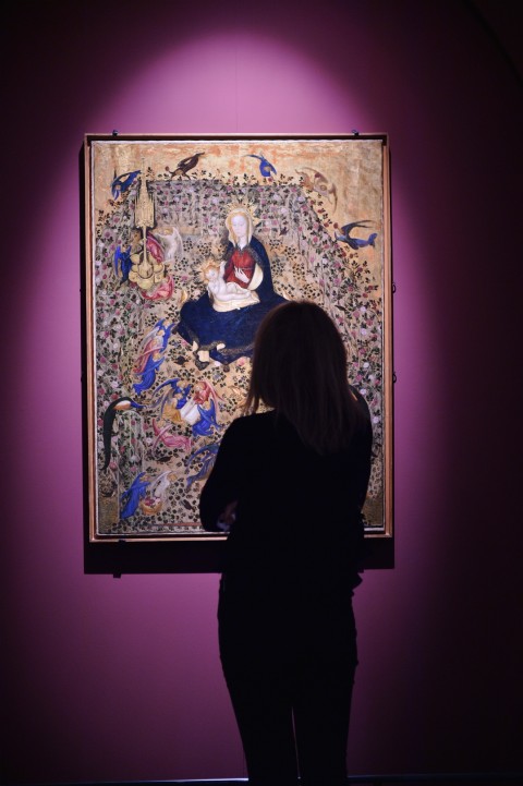 Arte lombarda dai Visconti agli Sforza - veduta della mostra presso Palazzo Reale, Milano 2015      