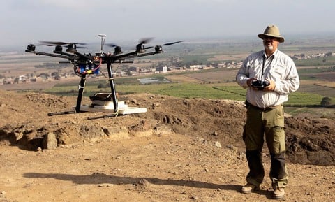 Drone al servizio dell'archeologo contemporaneo
