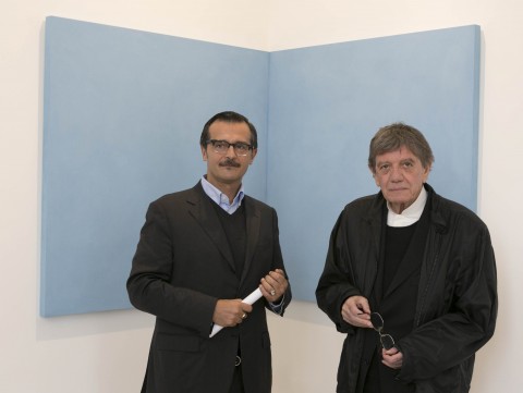 Ettore Spalletti con Luca Massimo Barbero