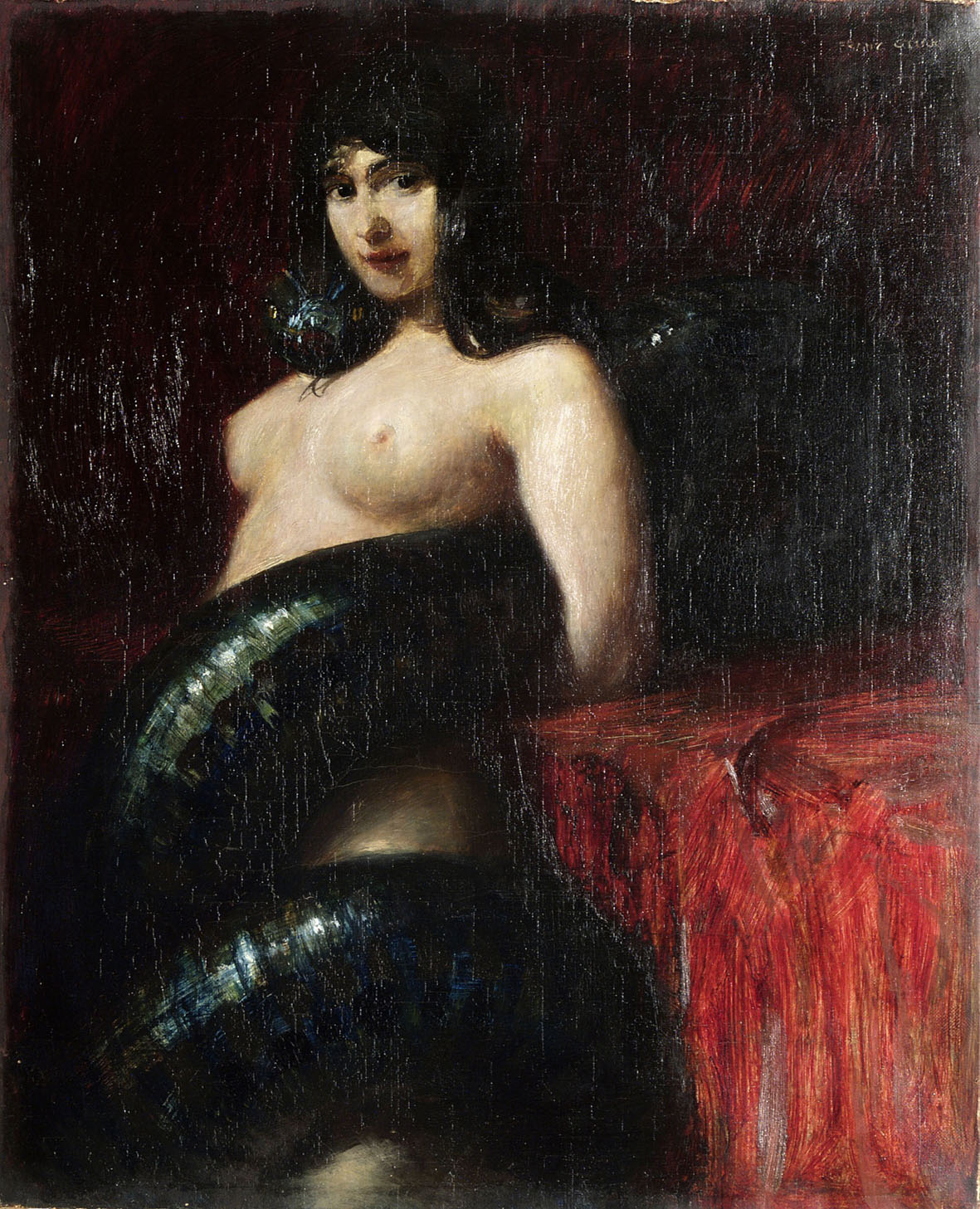 Franz von Stuck, Il Peccato, 1900 ca., Zagabria, Museum of Arts and Crafts