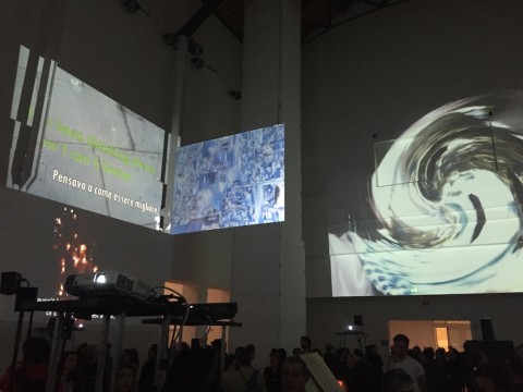 HPSCHD 1969-2015, veduta dell'allestimento, MAMbo Bologna, Live Arts Week - Gianni Peng VI 09