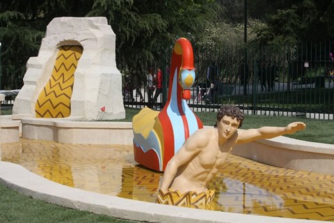 I Bagni misteriosi di Giorgio de Chirico restaurati (foto La Repubblica - fotogramma)