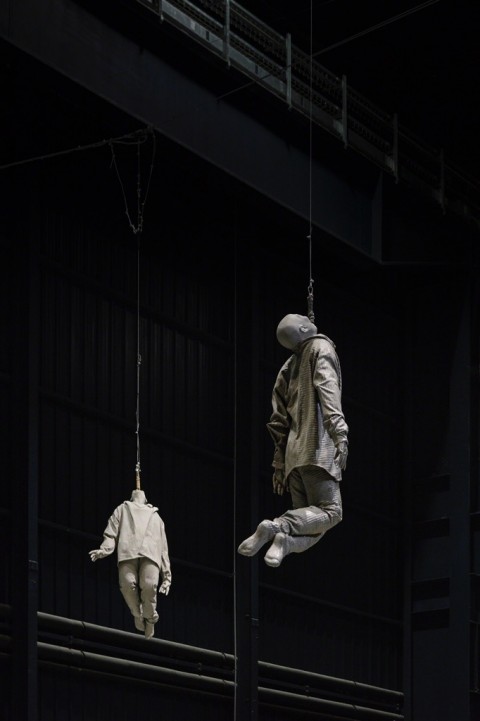 Juan Muñoz - Double Bind & Around - veduta della mostra presso Hangar Bicocca, Milano 2015 - photo Attilio Maranzano
