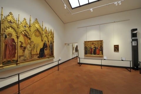 La Sala 3 dei Primitivi, agli Uffizi