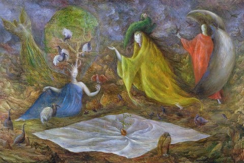Leonora Carrington, The Pomps of the Subsoil, 1947