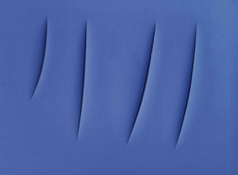 Lucio Fontana, Concetto Spaziale. Attese, 1960