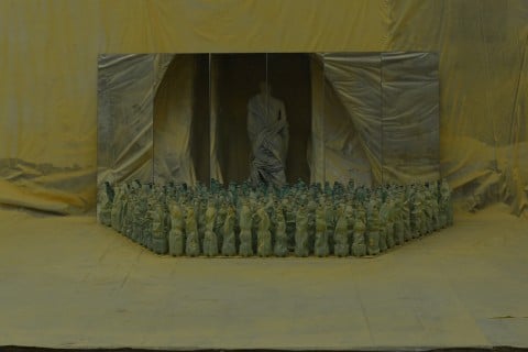 Maziar Mokhtari – Ceremony - veduta della mostra presso Dino Morra Arte Contemporanea, Napoli 2015