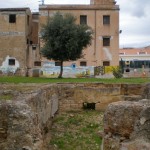 Uno scorcio di piazza Magione, a Palermo