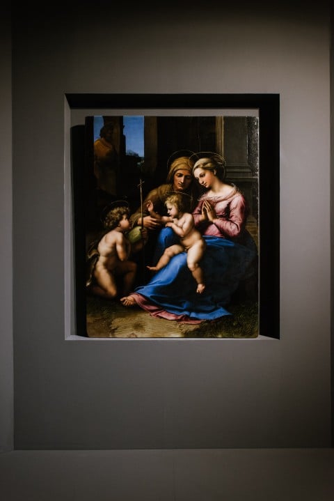 Raffaello – Madonna del Divino Amore - veduta della mostra alla Pinacoteca Agnelli, Torino 2015 - photo Andrea Guermani