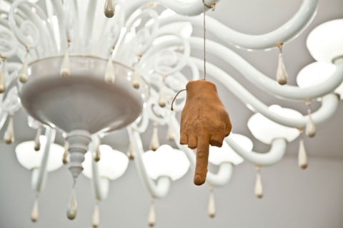 Maurizio Cattelan, Untitled, 2009. Foto: Zeno Zotti