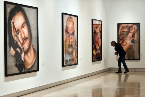 David LaChapelle, Dopo il Diluvio, veduta della mostra a cura di Gianni Mercurio, Palazzo delle Esposizioni, Roma