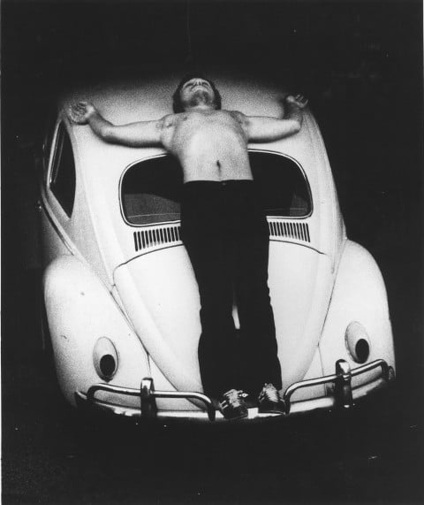 Chris Burden, Trans-fixed, 1974